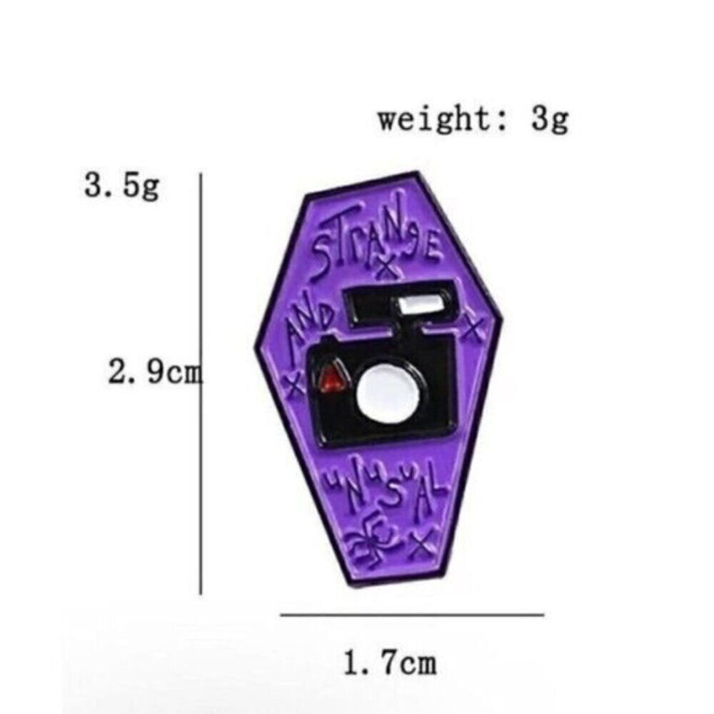 3/20 Beetlejuice Strange & Unusual Cofffin Enamel Pin